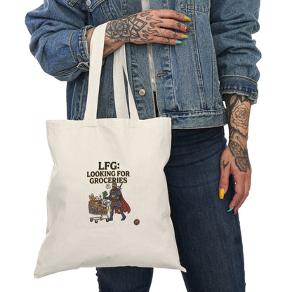 Tote Bag — "LFG: Looking For Groceries" Funny Grocery Shopper Tote