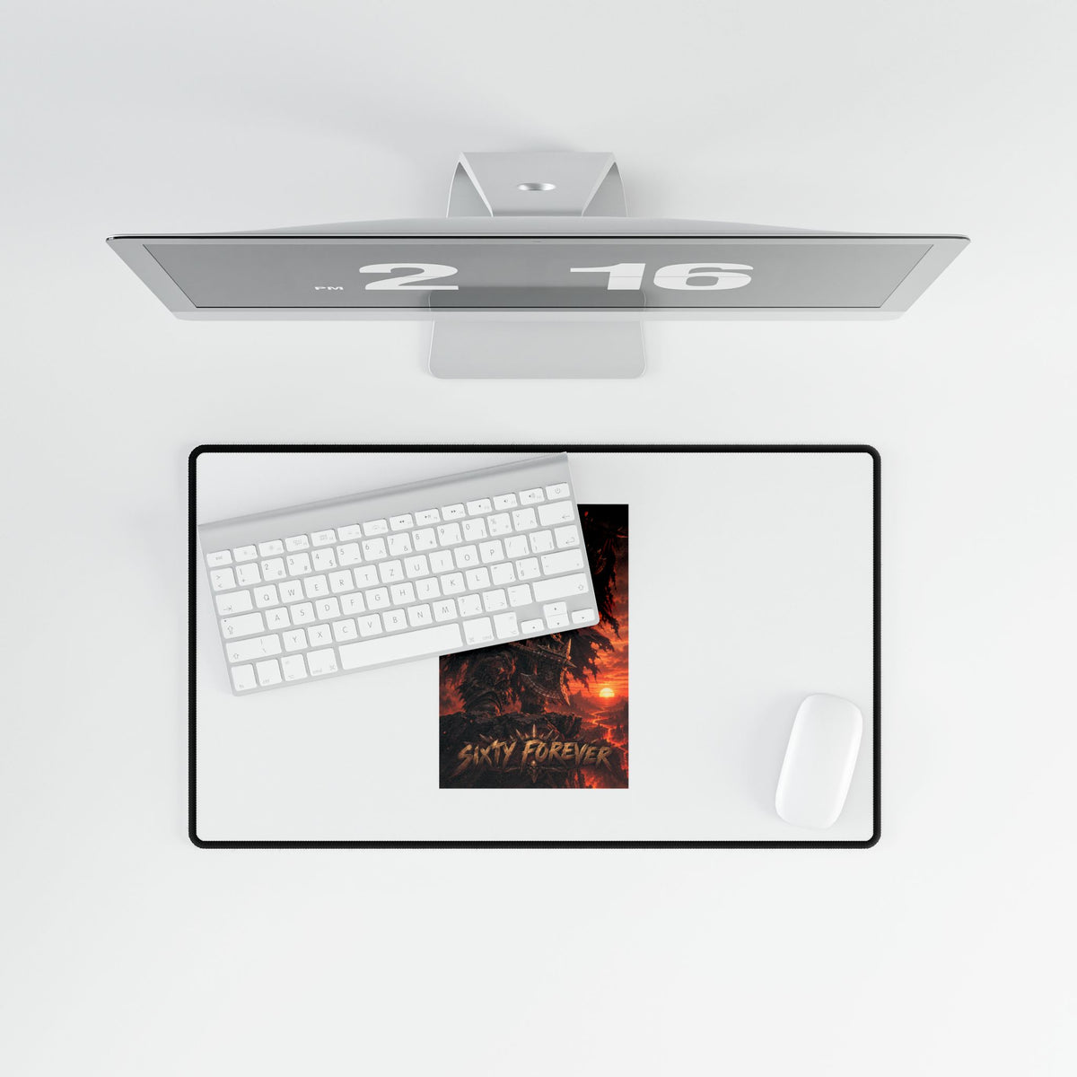 Gaming Desk Mat — 'Stay Forever' Dark Fantasy Sunset Design