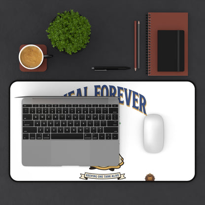 Heal Forever Desk Mat — Inspirational Healer Illustration Mouse Pad