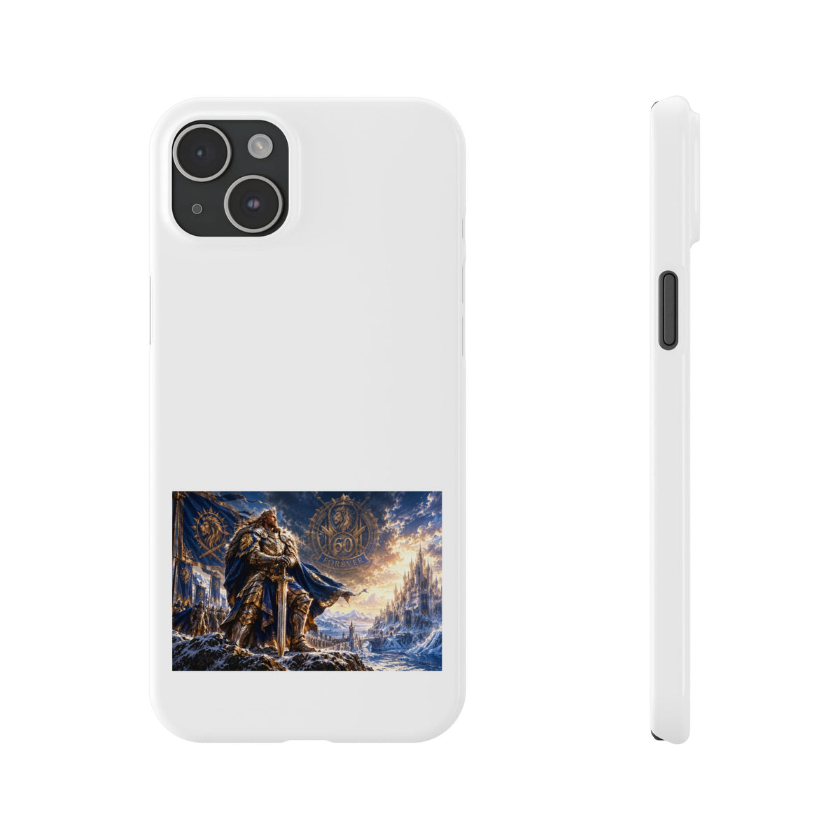 Viking Warrior Slim Phone Case — Norse Saga Art