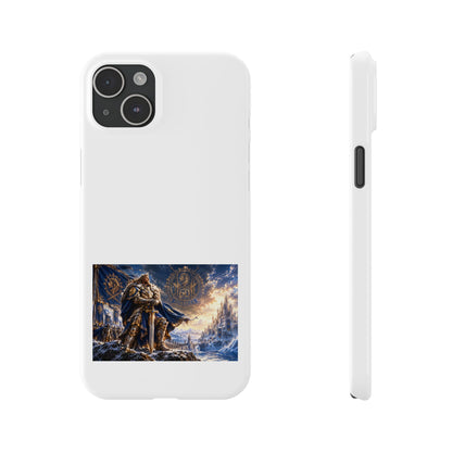 Viking Warrior Slim Phone Case — Norse Saga Art