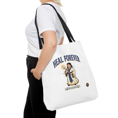 Heal Forever Tote Bag — Cute Cleric RPG Healing Illustration Tote