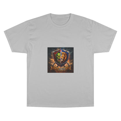 Champion T-Shirt - "Victory Forever" Fantasy Shield Gamer Tee