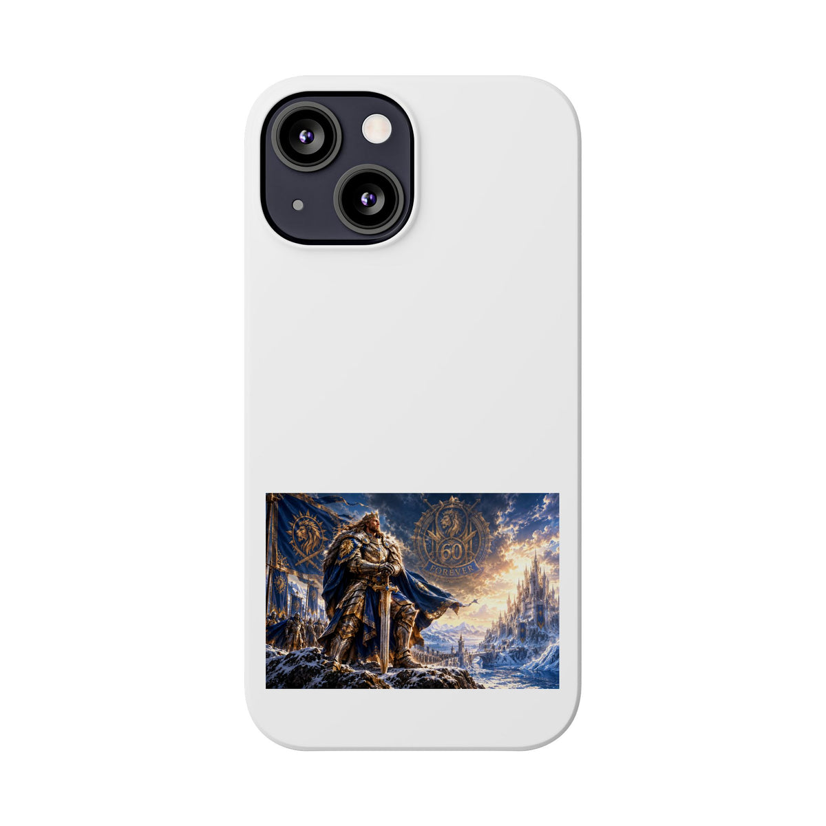 Viking Warrior Slim Phone Case — Norse Saga Art