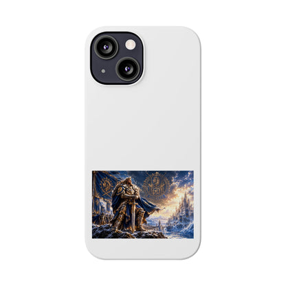 Viking Warrior Slim Phone Case — Norse Saga Art