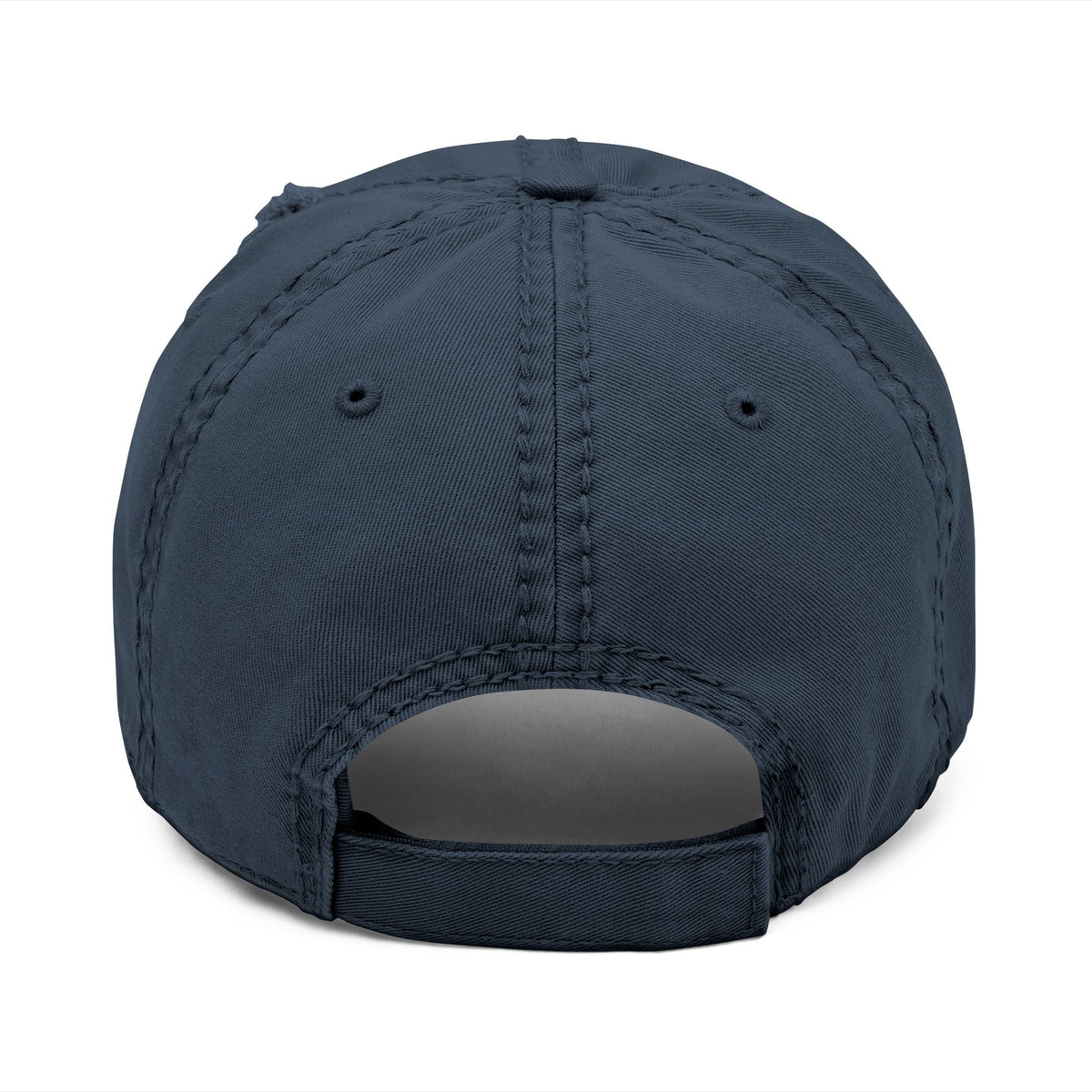 Distressed Embroidered Dad Hat - Native American Chief Design
