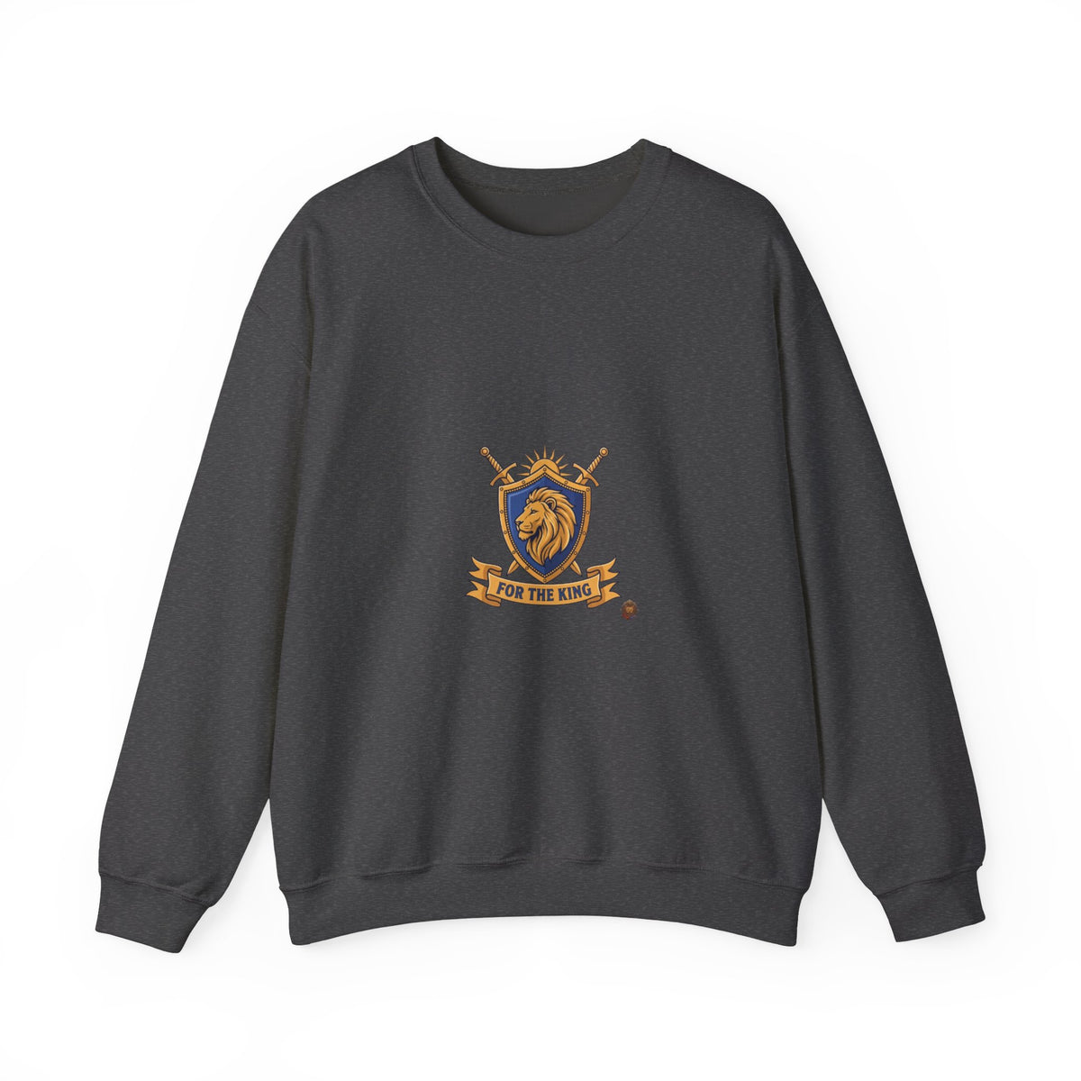 Lion Crest Crewneck Sweatshirt — Be the King Graphic