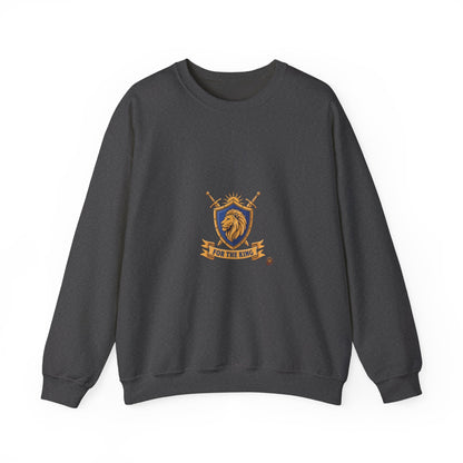 Lion Crest Crewneck Sweatshirt — Be the King Graphic