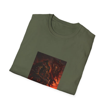 T-Shirt — Fiery Demon Night Graphic Tee
