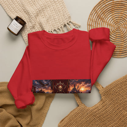 Crewneck Sweatshirt — Red Dead Scenic Game Logo Graphic