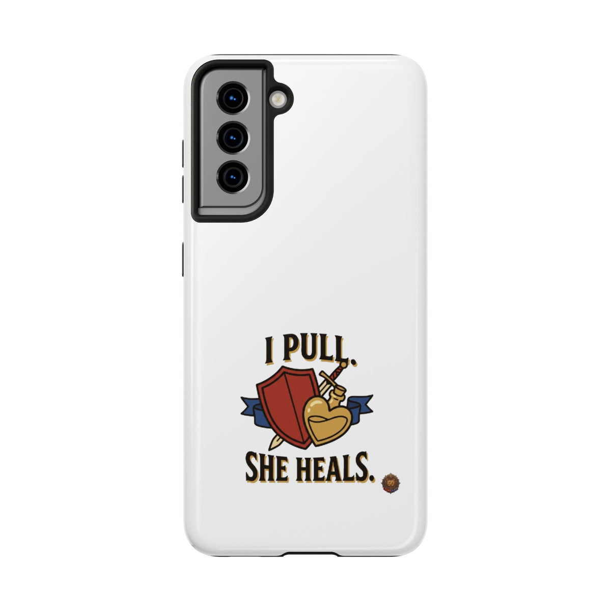 Phone Case — "I Pull, She Heals" RPG Couple Gaming Protective Case