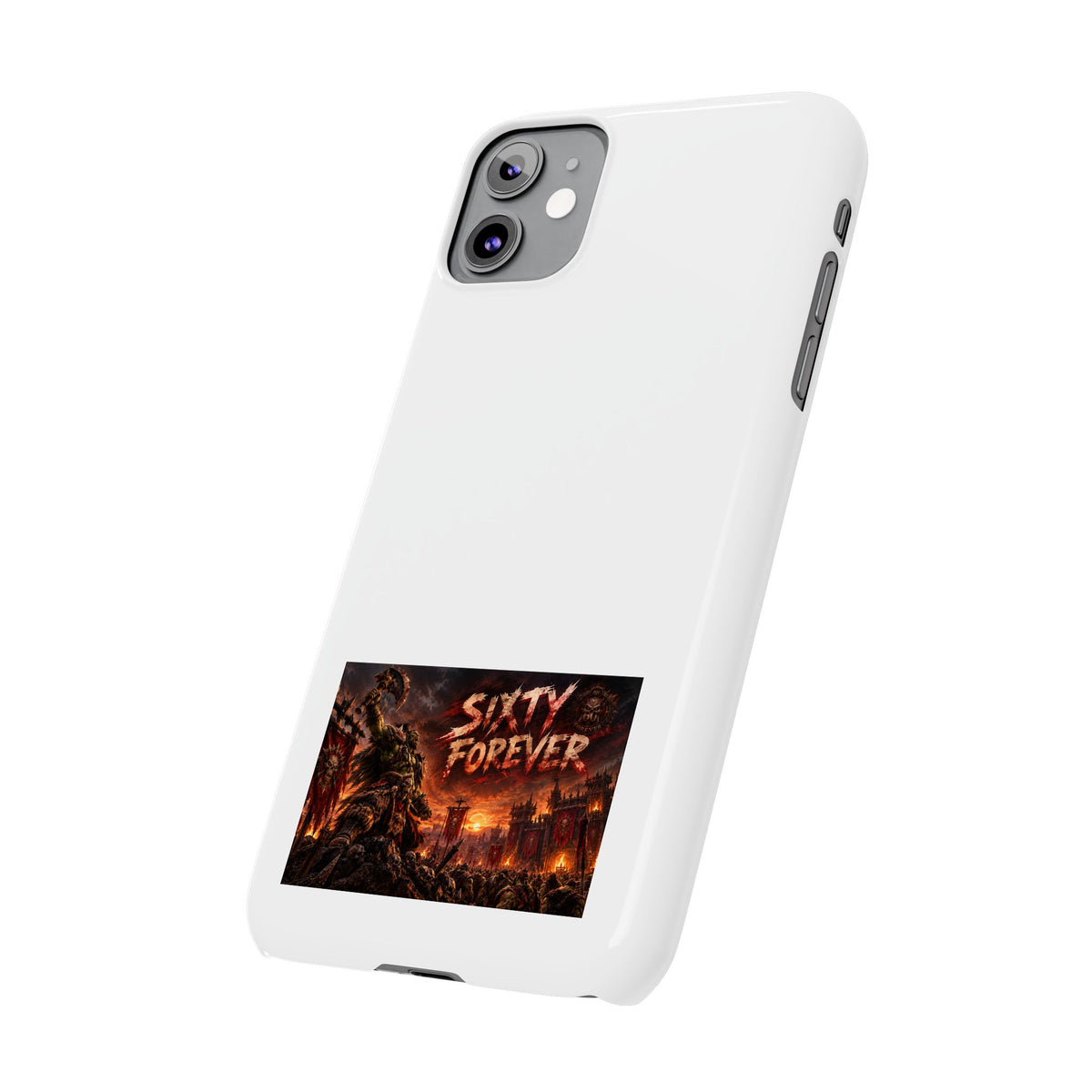 Slim Phone Case — "Sixty Forever" Apocalyptic Artwork