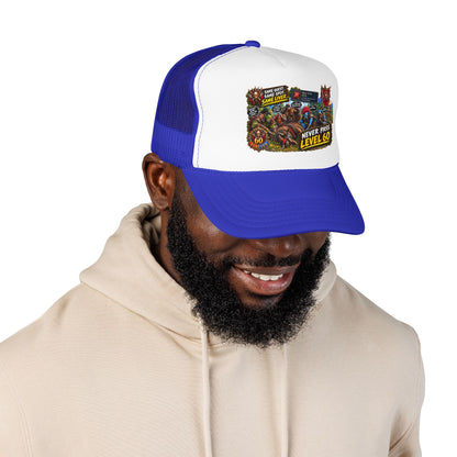 Red 'Til Dead Trucker Hat — Horror Zombie Foam Mesh Cap