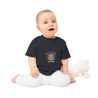 60th Birthday Baby T-Shirt — "Level 60 Forever" Retro Gamer Celebration Tee