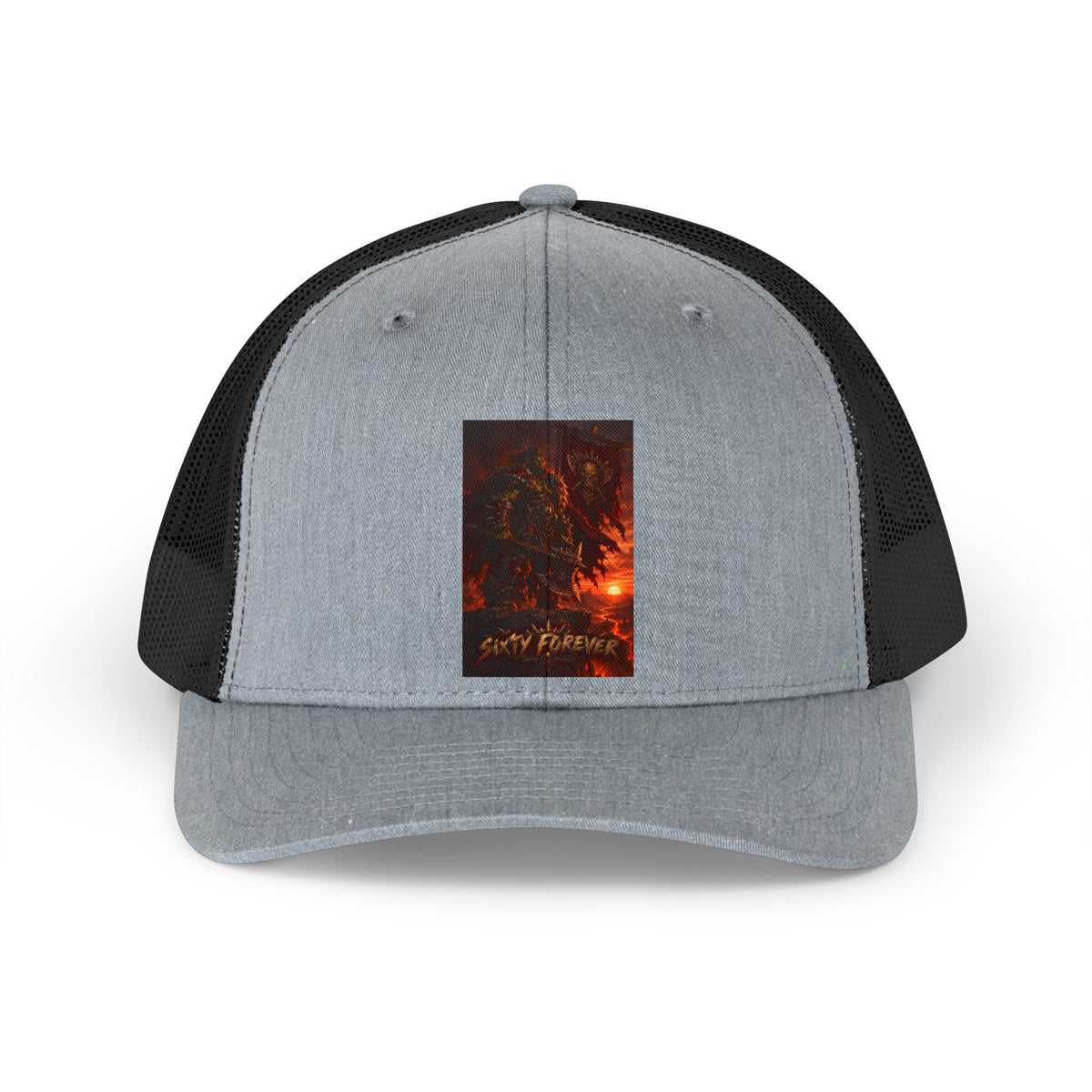 Trucker Hat - Retro Sunset Palm 'Stay Forever' Mesh Cap
