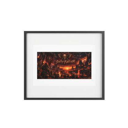 Framed Poster — Dark Fantasy 'Sinner' Matte Art Print