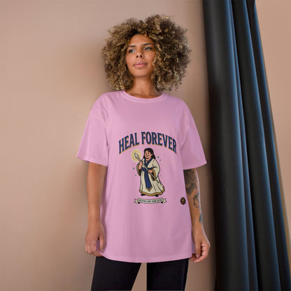 Heal Forever T-Shirt — Retro Saint Healing Graphic Tee