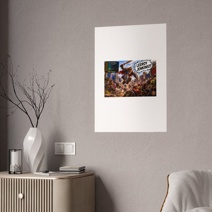 Gloss Poster — 'Leeroy Jenkins' Fantasy Gaming Print