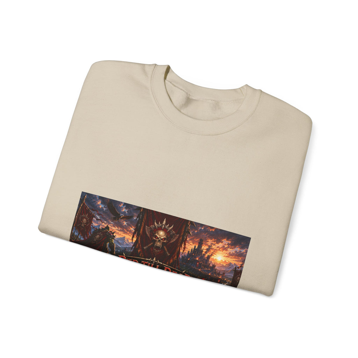 Crewneck Sweatshirt — Red Dead Scenic Game Logo Graphic