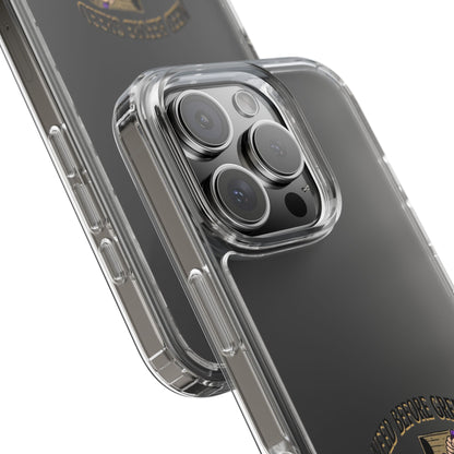 Clear Phone Case — "Need Before Greed" Treasure Chest Design