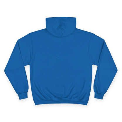 Champion Hoodie — Small Gold Crest Logo Athletic Pullover