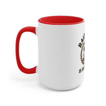 Raid Night Is Date Night Accent Mug — Gamer Couples Coffee Cup, Cozy Date Night Gift