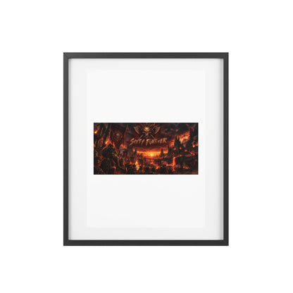 Framed Poster — Dark Fantasy 'Sinner' Matte Art Print