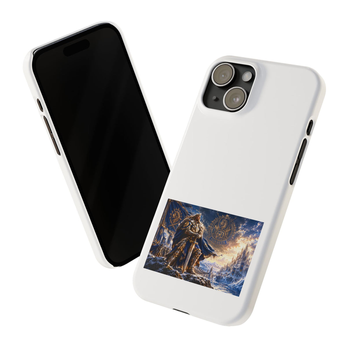 Viking Warrior Slim Phone Case — Norse Saga Art