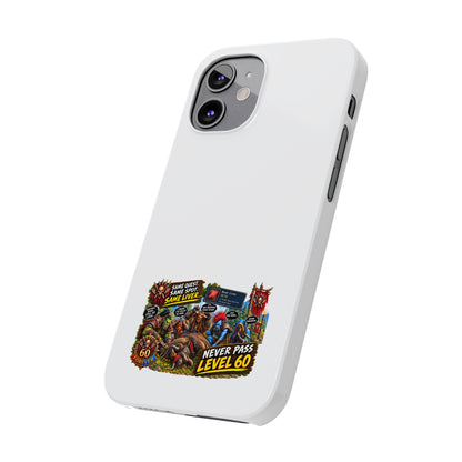 Level 60 Gamer Collage Slim Phone Case