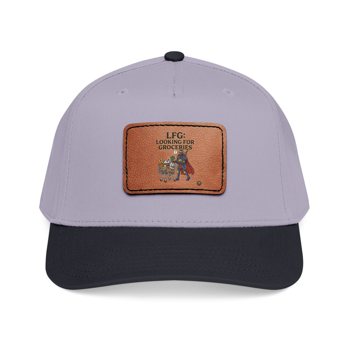 Leather Patch Baseball Cap — 'Need More Greens' Garden Hat