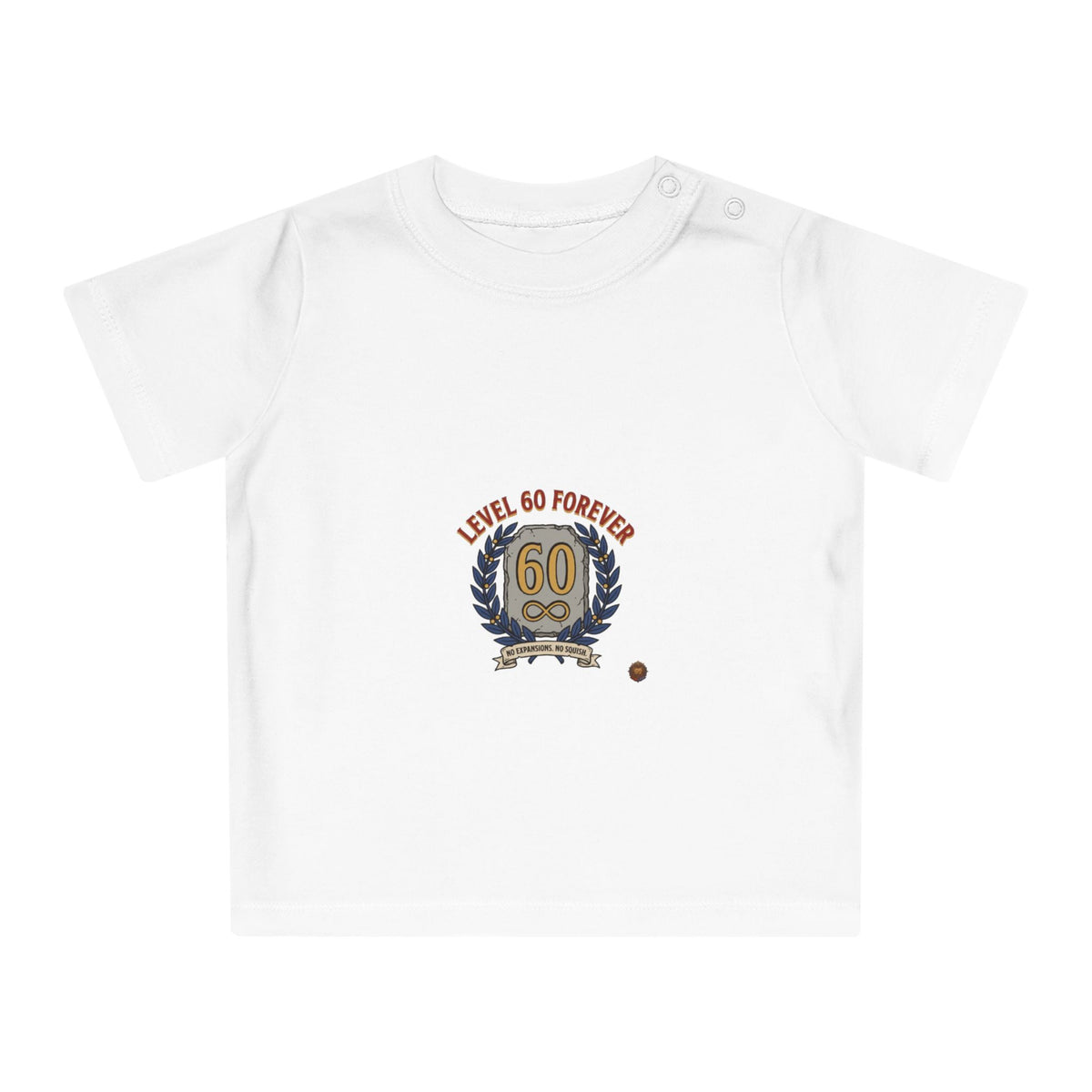 60th Birthday Baby T-Shirt — "Level 60 Forever" Retro Gamer Celebration Tee
