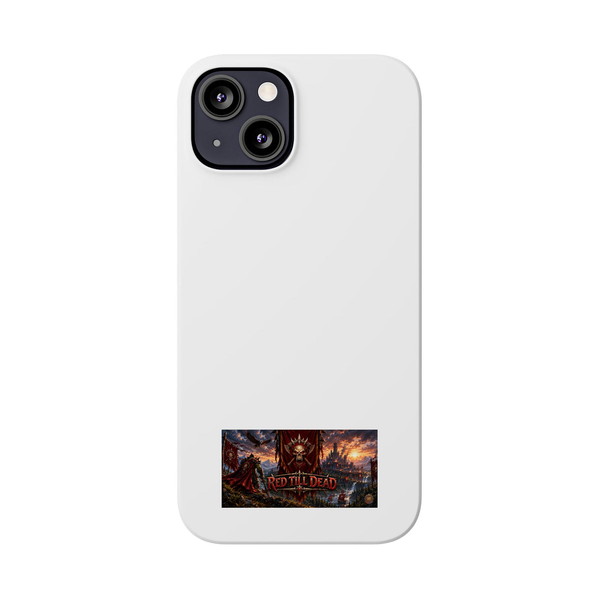 Slim Phone Case — Red Dead Scenic Logo Design