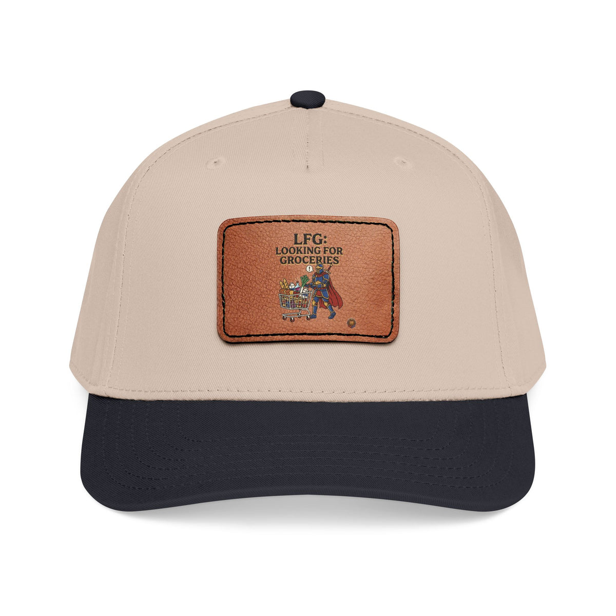 Leather Patch Baseball Cap — 'Need More Greens' Garden Hat
