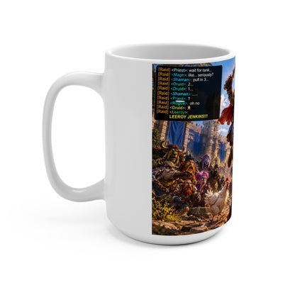 Mug — 'Leeroy Jenkins!' Fantasy Battle 15oz Coffee Mug