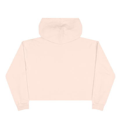 Crop Hoodie — "Need Before Greed" Cozy Graphic Crop Hoodie