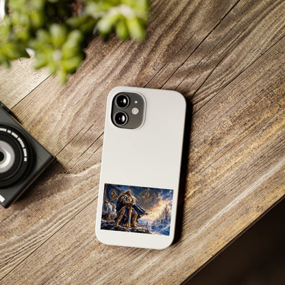 Viking Warrior Slim Phone Case — Norse Saga Art