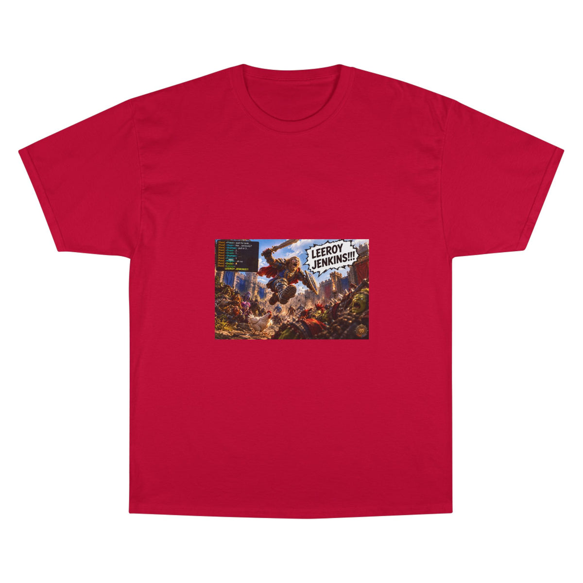Leroy Jenkins Battle Meme T-Shirt
