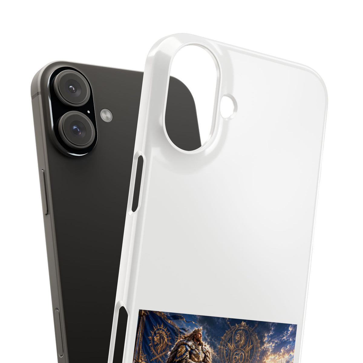 Viking Warrior Slim Phone Case — Norse Saga Art