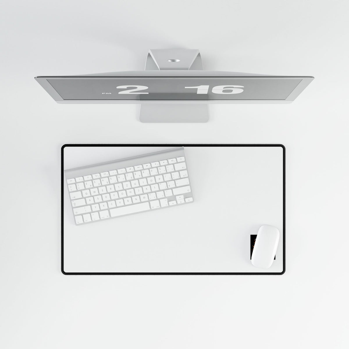 Gaming Desk Mat with Gryphon Emblem — Large Mouse Pad for PC Setup