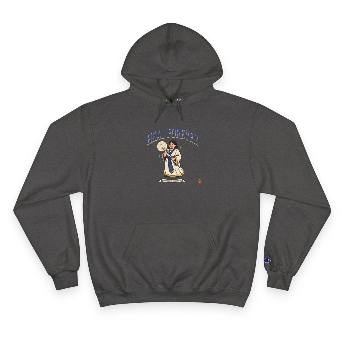 Heal Forever Hoodie - Vintage Angel Graphic Champion Hoodie
