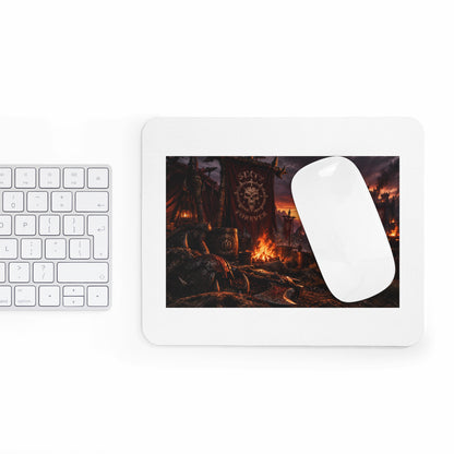 Medieval Warcamp Mouse Pad — Fantasy Battlefield Desk Mat