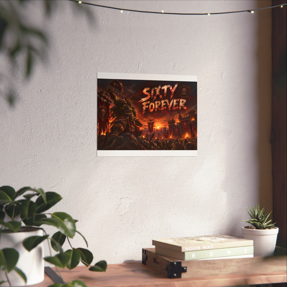 Sixty Forever War-Art Poster — Dark Fantasy Fine Art Print