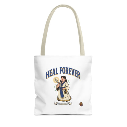 Heal Forever Tote Bag — Cute Cleric RPG Healing Illustration Tote