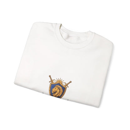 Lion Crest Crewneck Sweatshirt — Be the King Graphic