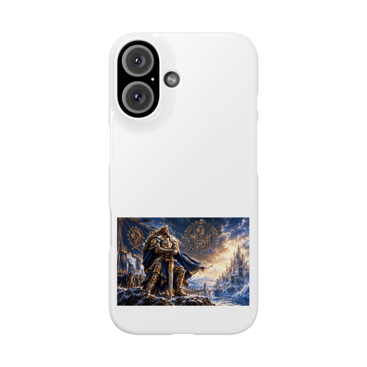 Viking Warrior Slim Phone Case — Norse Saga Art