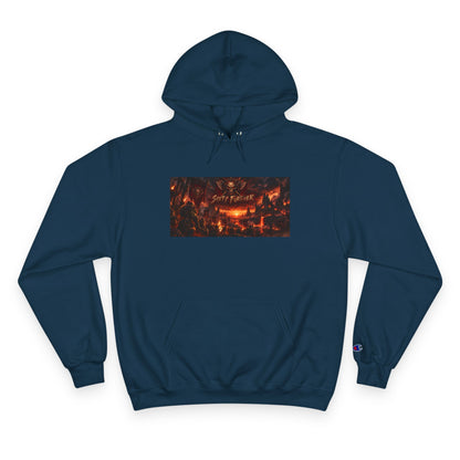 Champion Hoodie — Dark Carnival Graphic Pullover