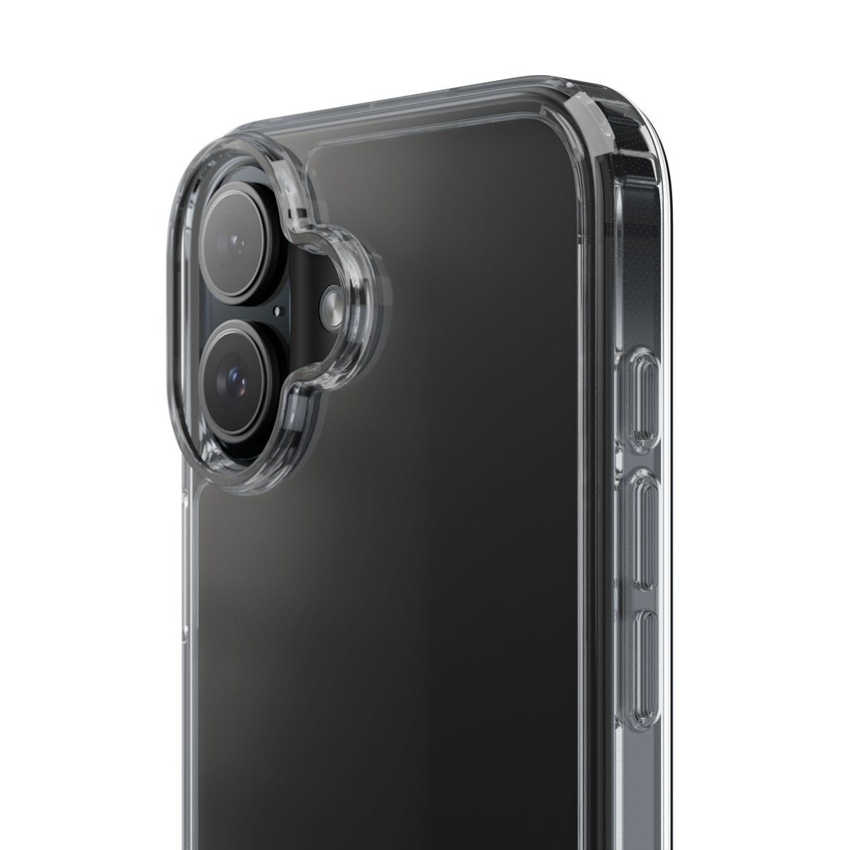 Clear Phone Case — "Need Before Greed" Treasure Chest Design