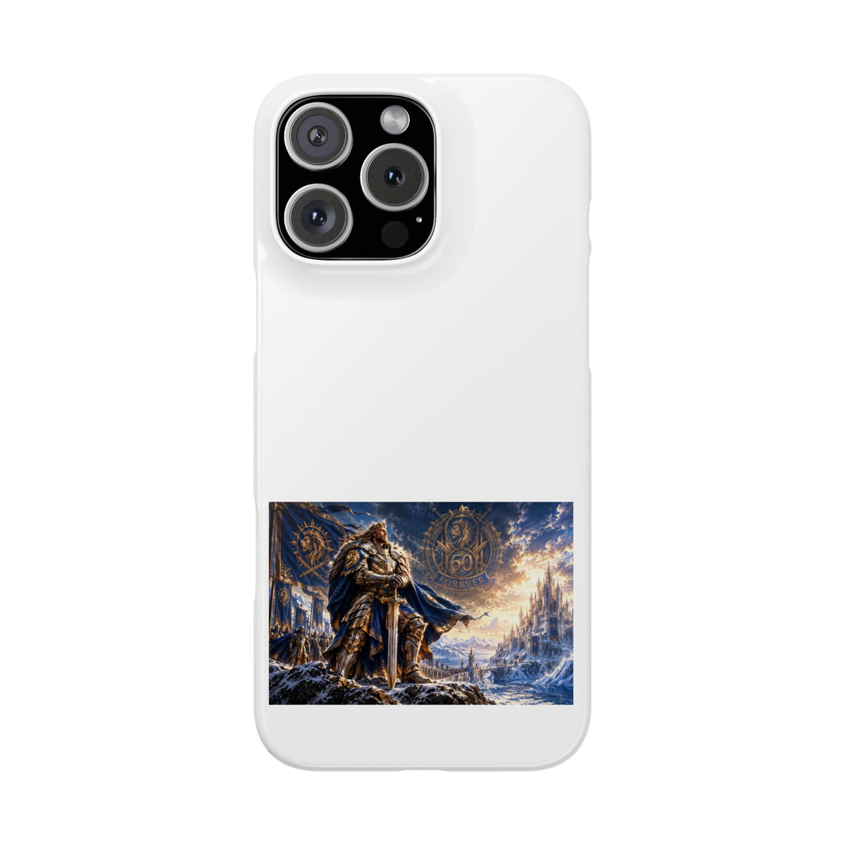 Viking Warrior Slim Phone Case — Norse Saga Art