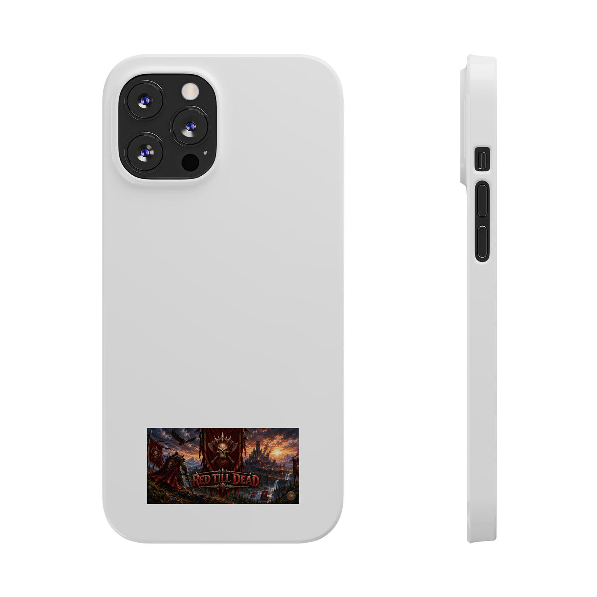 Slim Phone Case — Red Dead Scenic Logo Design