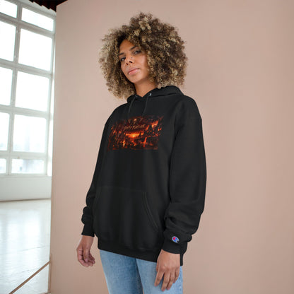 Champion Hoodie — Dark Carnival Graphic Pullover